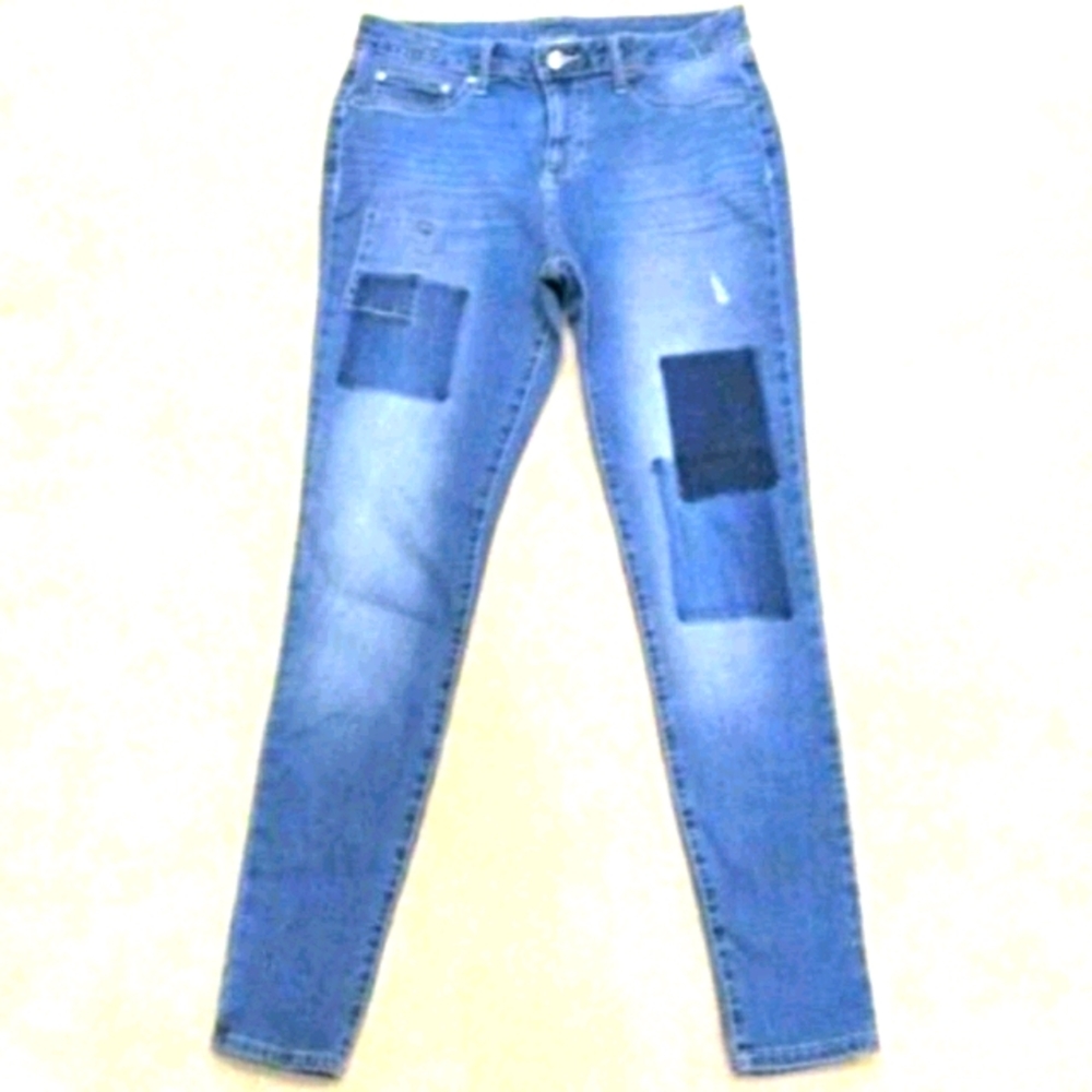Faded Glory patched jeggings